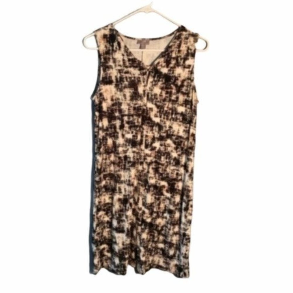 J. Jill Wearever Collection Sleeveless Dress Cream